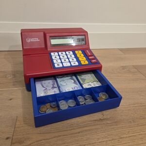 LEARNING RESOURCES | Cash Register Toy and Play Money